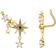 Thomas Sabo Ear Climber Royalty Star Earring - Gold/Blue/Transparent