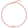 Pandora Sparkling Heart Tennis Bracelet - Rose Gold/Pink