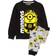 MINIONS Boys Long Pyjama Set - Black/Grey/Yellow