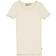 Wheat Rib Lace SS T-Shirt - Eggshell (0051f-007-3129)