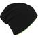 Atlantis Extreme Reversible Jersey Slouch Beanie - Black/Safety Green