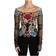 Dolce & Gabbana Women's Floral Ricamo Top - Multicolour