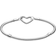 Pandora Moments Heart Closure Snake Chain Bracelet - Silver