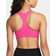 Nike Swoosh Medium-Support 1-Piece Pad Sports Bra - Active Pink/White