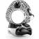 Pandora Sparkling Cute Panda Charm - Silver/Black/Transparent