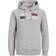 Jack & Jones Single Logo Decorated Plus Size Hoodie - Gray/Light Gray Melange