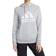 Adidas Women's Essentials Relaxed Logo Hoodie - Medium Grey Heather/White