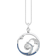 Thomas Sabo Wave Necklace - Silver/Blue/Transparent