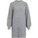 Object Collector's Item Eve Nonsia Ballon Sleeved Knitted Dress - Light Grey Melange