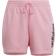 Adidas Women's Essentials Slim Logo Shorts Plus Size - Light Pink/White