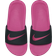 Nike Kid's Kawa Slide - Black/Vivid Pink