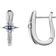 Thomas Sabo Royalty Star Hoop Earrings - Silver/Multicolour