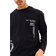 Hype Unisex Adult Print Continu8 Long-Sleeved T-shirt - Black