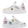 Reebok Peppa Pig Club C Slip-On IV Shoes - Cloud White/Core Black/Cloud White