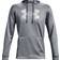 Under Armour Armour Rival Fleece Big Logo Hoodie - Pitch Gray Light Heather/Halo Gray