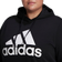 Adidas Women's Essentials Logo Hoodie Plus Size - Black/White