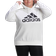 Adidas Women's Essentials Logo Hoodie Plus Size - White/Black