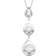 Montana Silversmiths Perfect Teardrop Necklace - Silver/Pearl/Transparent