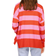 Sanctuary Cityscape Cotton Blend Cardigan - Flamingo Red