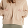 Nike Sportswear Oversized Jersey Pullover Hoodie Women's - Hemp/White