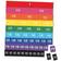 Learning Resources Ler0611 Soft Foam Magnetic Rainbow Fraction-Tiles