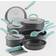 Rachael Ray Create Delicious Cookware Set with lid 11 Parts