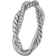 David Yurman Petite Infinity Twisted Ring - Silver/Diamonds
