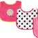 Luvable Friends Drooler Bibs with Peva Back Bee 5-pack