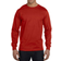 Hanes Beefy-T Long-Sleeve T-shirt Unisex - Deep Red