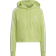 Adidas Women's Essentials 3-Stripes Cropped Hoodie - Pulse Lime/White