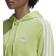 Adidas Women's Essentials 3-Stripes Cropped Hoodie - Pulse Lime/White