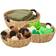 Honey Can Do Round Natural Basket 38.1cm 3pcs