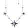 Thomas Sabo Royalty Stars Necklace - Silver/Multicolour