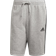 Adidas Essentials Fleece 3-Stripes Shorts - Medium Grey Heather/Black