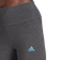 Adidas Loungewear Essentials High-Waisted Logo Leggings - Dark Grey Heather/App Sky Rush