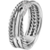 David Yurman X Collection Ring - Silver/Diamonds