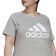 Adidas Women's Essentials Logo Tee Plus Size - Medium Grey Heather/White