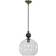 Uttermost Mendota Clear 1-Light Pendant Pendant Lamp 14"