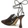 Sam Edelman Trinity Ankle Strap Pointed Toe - Caviar Brown