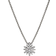 David Yurman Petite Starburst Station Necklace - Silver/Diamonds