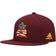 Adidas Arizona State Sun Devils Patriotic On-Field Baseball Fitted Hat - Maroon