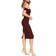 Dress The Population Bailey Off-The-Shoulder Dress - Burgundy