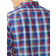 Nautica Big & Tall Classic Fit Wrinkle-Resistant Plaid Shirt - Blue Depths