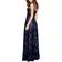Dress The Population Anabel Sequined Embroidered Dress - Navy