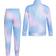 Adidas Gir's Printed Tricot Tracksuit 2pc - Pink/Turquoise/Aqua (AG4586C)