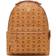 MCM Stark Visetos Backpack Medium - Cognac