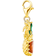 Thomas Sabo Charm Club Collectable Pineapple Charm Pendant - Gold/Green/Orange