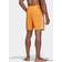 Adidas Classic-Length 3-Stripes Swim Shorts - Orange Rush/White