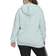 Adidas Women's Essentials Logo Full-Zip Hoodie Plus Size -Ice Mint/Legend Ink