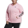 Adidas Women's Essentials Logo Full-Zip Hoodie Plus Size - Light Pink/Black